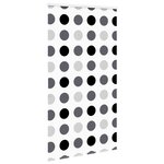 vidaXL Store enrouleur de douche avec cassette largeur du tissu 116 cm