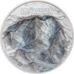 MOUNT EVEREST First Ascent 2 Once Argent Monnaie 10 Dollars Cook Islands 2023