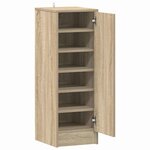 vidaXL Armoire à chaussures Chêne Sonoma 32x35x92 cm Bois d’ingénierie