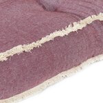 vidaXL Coussin de canapé palette Rouge bordeaux 120x80x10 cm