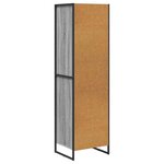 vidaXL Bibliothèque Gris Sonoma 43 x 36 x 150.5 cm Bois d'ingénierie