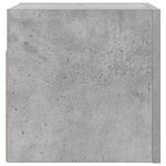 vidaXL Meubles TV muraux 4 Pièces Gris béton 30 5x30x30 cm