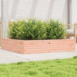 vidaXL Jardinière 110x110x23 cm bois massif douglas