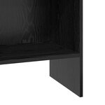 vidaXL Bibliothèque Chêne noir 40 x 35 x 180 cm Bois d'ingénierie