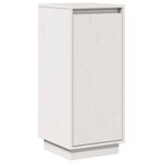 vidaXL Buffets 2 Pièces Blanc 31 5x34x75 cm Bois massif de pin