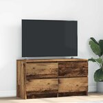 vidaXL Meuble TV vieux bois 100x35x54 cm bois d'ingénierie