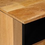 vidaXL Meuble TV Naturel 100 x 33 x 46 cm Bois de mangue massif