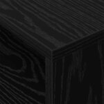 vidaXL Table d'appoint 2 Pièces Chêne noir 40 5 x 40 x 45 cm