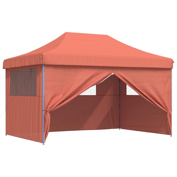 vidaXL Tente de fête 292 x 440 x 315 cm Terre cuite Tissu Oxford