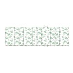 vidaXL Coussin de chaise longue motif de feuilles tissu oxford