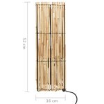 vidaXL Lampadaire sur pied Roseau 60 W 52 cm E27