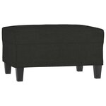 vidaXL Repose-pied Noir 70x55x41 cm Tissu