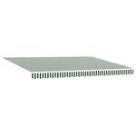 Store manuel rétractable vidaXL avec LED vert et blanc 450x300 cm