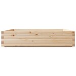 vidaXL Jardinière 110x110x26 5 cm bois de pin massif