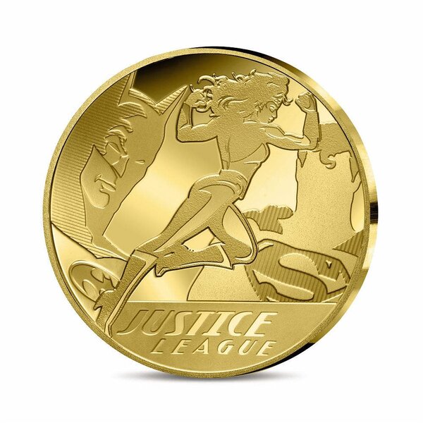 DC Comics Monnaie de 50€ 1/4 Oz Or