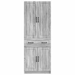 vidaXL Ensemble de Meubles 2 Pièces Sonoma gris Bois d'ingénierie