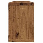 vidaXL Étagères murales cube 2 Pièces vieux bois 60x15x23 cm