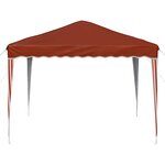 vidaXL Tente de fête pop-up 288 x 288 x 245 cm Terre cuite
