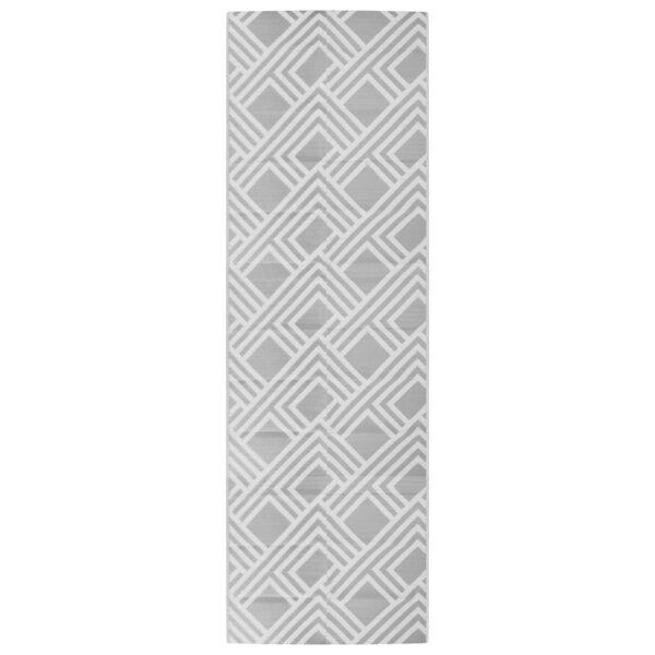 vidaXL Tapis d'extérieur gris 80x250 cm PP