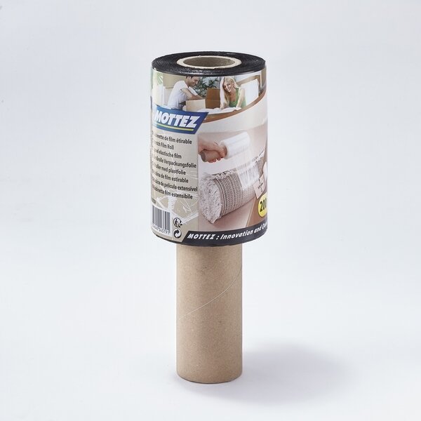 Bobinette de film étirable noir 200 m x 13 cm