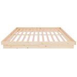 vidaXL Cadre de lit sans matelas bois massif 200x200 cm