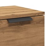 vidaXL Buffet chêne artisanal 60x30x70 cm bois d'ingénierie