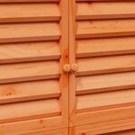vidaXL Abri de jardin Marron 106 x 56 x 176 5 cm Bois de Sapin Massif