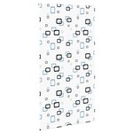vidaXL Store enrouleur de douche 120x240 cm largeur du tissu 116 cm