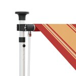 vidaXL Auvent rétractable manuel Multicolore 200 x 115 x 300 cm