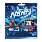 Nerf - recharge de 20 fléchettes nerf elite 2.0