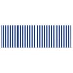 vidaXL Auvent Rétractable Rayé Bleu et blanc 350 x 200 cm Tissu  métal