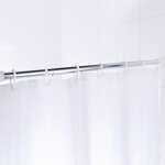 RIDDER Tringle de rideau de douche télescopique 110-185cm Chrome 55200