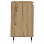 vidaXL Armoire de salle de bain chêne artisanal bois d'ingénierie