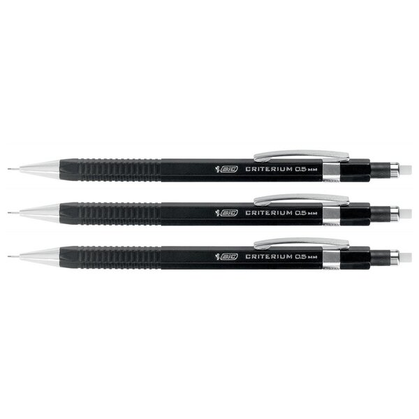 Porte mines rechargeable CRITERIUM HB 0 5 mm x 3 BIC