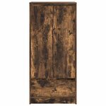 vidaXL Armoire avec tiroir chêne fumé 55 5x34x119 5 cm bois ingénierie