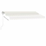 vidaXL Auvent automatique sur pied 400x350 cm Crème