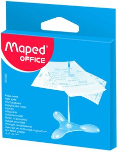 Maped Pique-notes lesté, socle et épingle en métal, argent