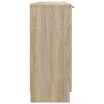 vidaXL Buffet Chêne sonoma 90 5x30x70 cm Bois d'ingénierie