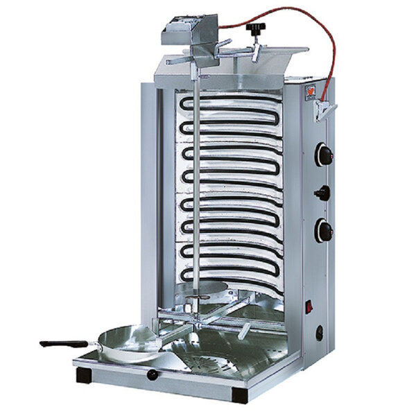 Broche kebab electrique - 35 kg - virtus -  - 480 x525x940mm