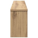 vidaXL Porte-manteau mural chêne artisanal 100 x 16 x 26 cm