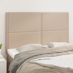 vidaXL Têtes de lit 4 Pièces Cappuccino 72x5x78/88 cm Similicuir