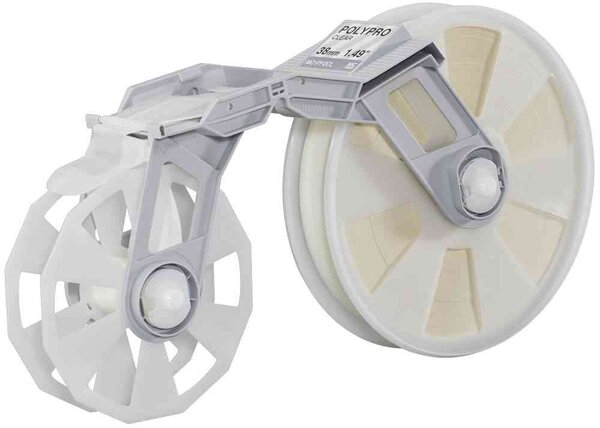 Cassette à ruban plastique  50 mm  jaune brother