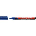 Marqueur Permanent 370 Pointe Fine Bleu 1 mm x 3 EDDING