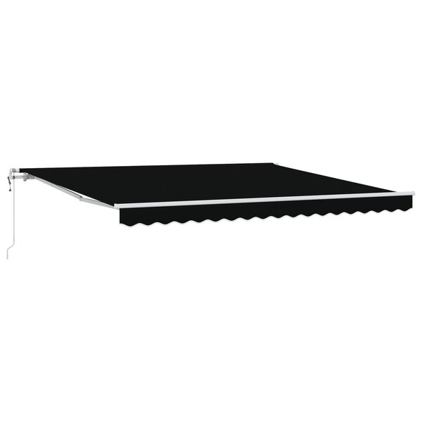 Store Rétractable Automatique vidaXL Noir 400x350 cm