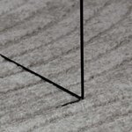 vidaXL Tapis de surface Rond HUARTE Gris Ø 200 CM Polyester