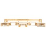 Salon de jardin meuble d'extérieur ensemble de mobilier palette 6 pièces avec coussins gris bois 02_0018425