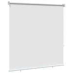 vidaXL Store enrouleur Protection UV Blanc 140 x 230 cm Polyester