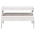 vidaXL Table de pique-nique pour enfants blanc bois massif de pin