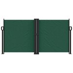 vidaXL Auvent latéral rétractable vert foncé 120x600 cm