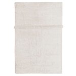 Tapis blanc contemporain en laine - 80 x 140 cm